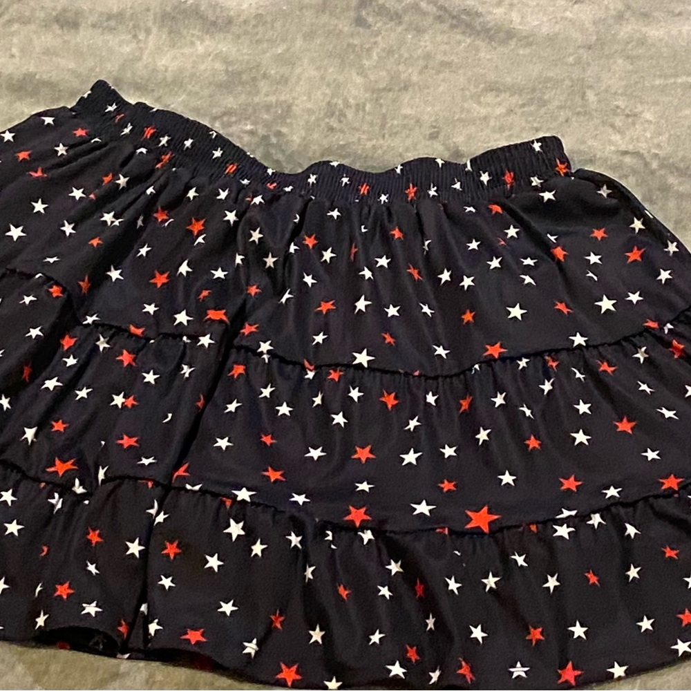 MICHELLE MAE Star Spangled Skort with pockets, size 3X NWT